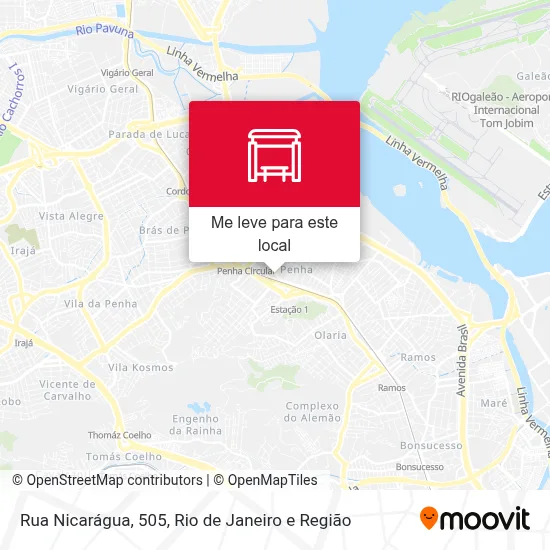 Rua Nicarágua, 505 mapa