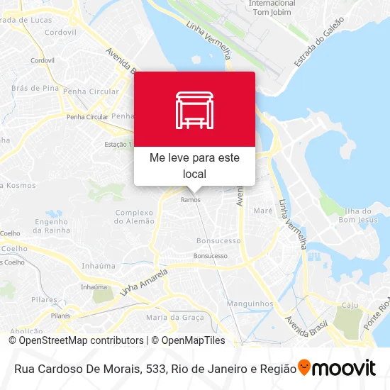 Rua Cardoso De Morais, 533 mapa