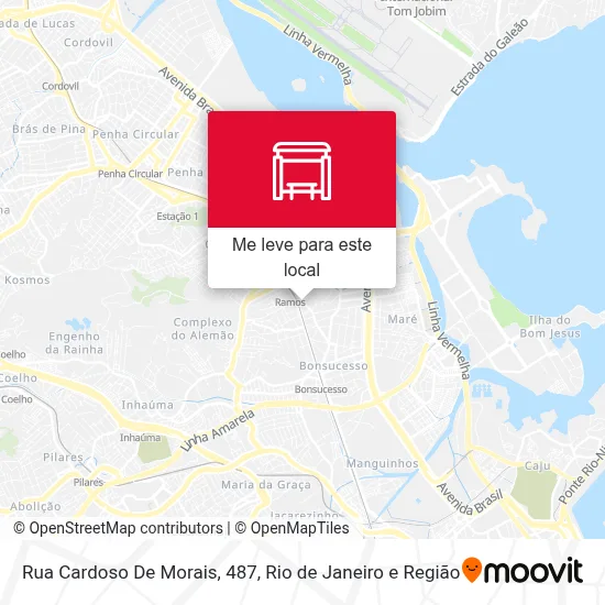 Rua Cardoso De Morais, 487 mapa