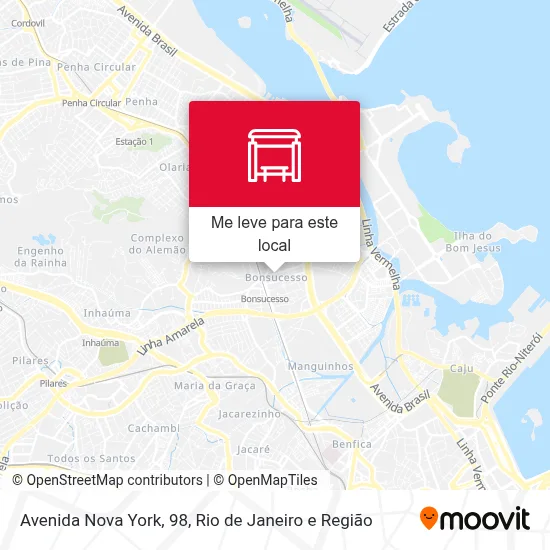 Avenida Nova York, 98 mapa