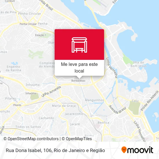 Rua Dona Isabel, 106 mapa