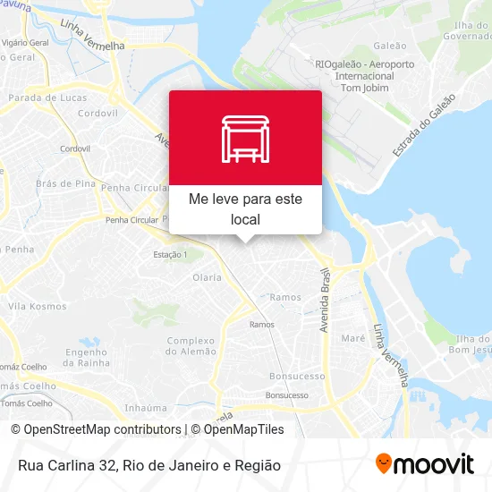 Rua Carlina 32 mapa