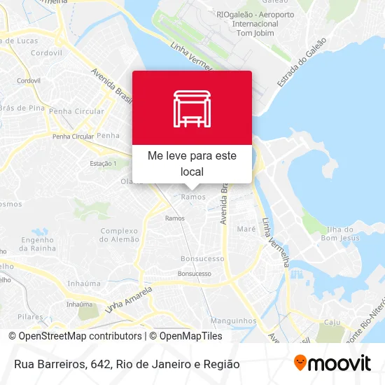 Rua Barreiros, 642 mapa