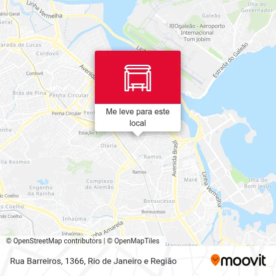 Rua Barreiros, 1366 mapa