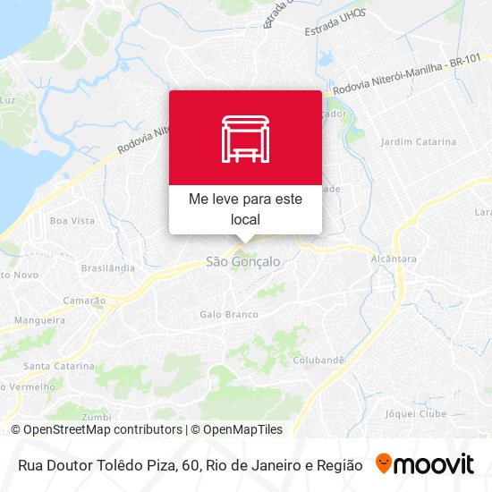 Rua Doutor Tolêdo Piza, 60 mapa