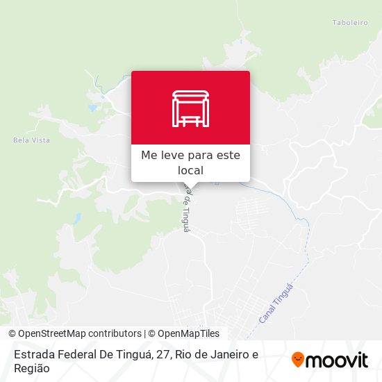 Estrada Federal De Tinguá, 27 mapa