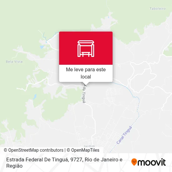 Estrada Federal De Tinguá, 9727 mapa