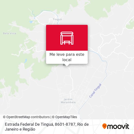 Estrada Federal De Tinguá, 8601-8787 mapa