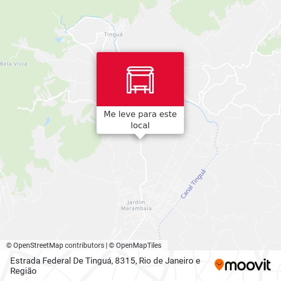 Estrada Federal De Tinguá, 8315 mapa