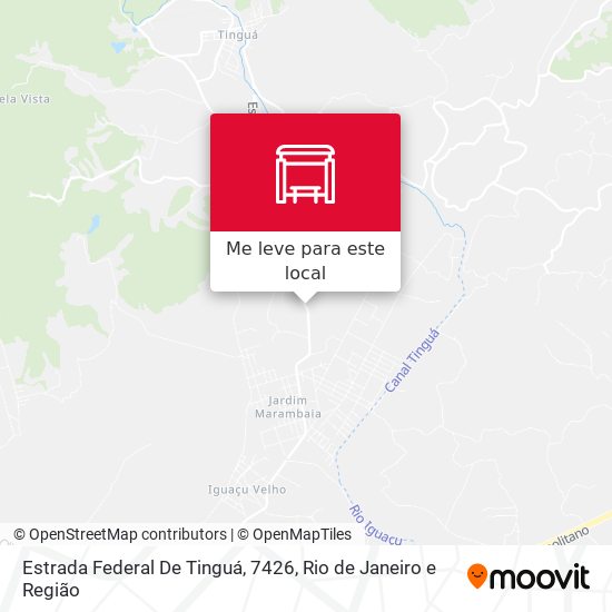 Estrada Federal De Tinguá, 7426 mapa
