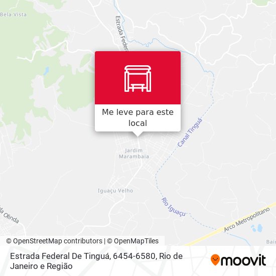 Estrada Federal De Tinguá, 6454-6580 mapa