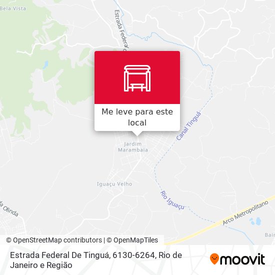 Estrada Federal De Tinguá, 6130-6264 mapa