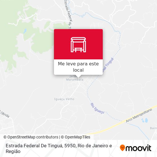 Estrada Federal De Tinguá, 5950 mapa