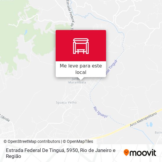 Estrada Federal De Tinguá, 5950 mapa