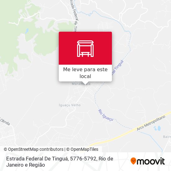 Estrada Federal De Tinguá, 5776-5792 mapa