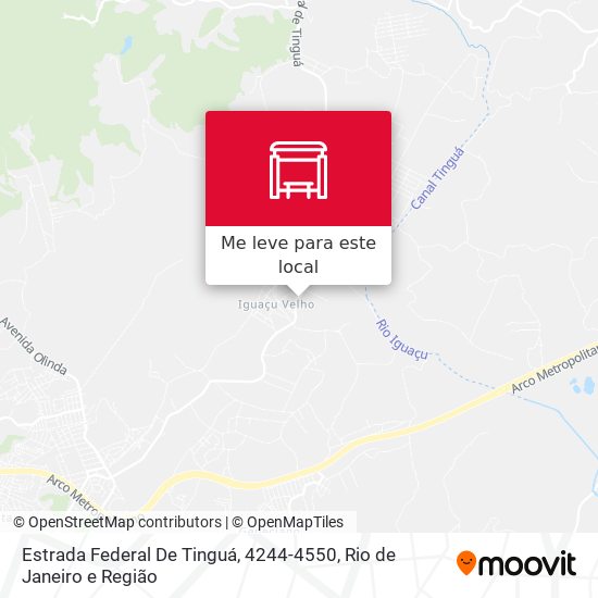 Estrada Federal De Tinguá, 4244-4550 mapa