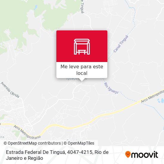 Estrada Federal De Tinguá, 4047-4215 mapa