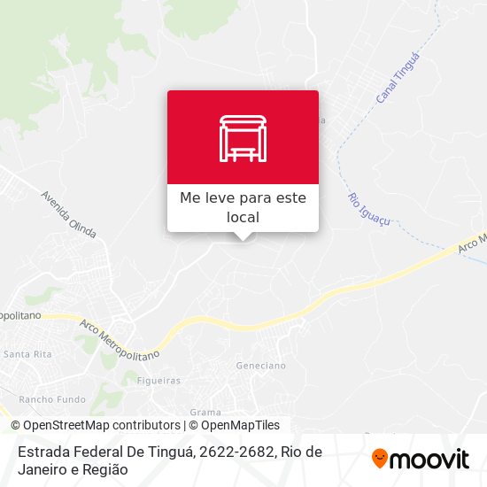 Estrada Federal De Tinguá, 2622-2682 mapa