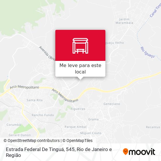 Estrada Federal De Tinguá, 545 mapa