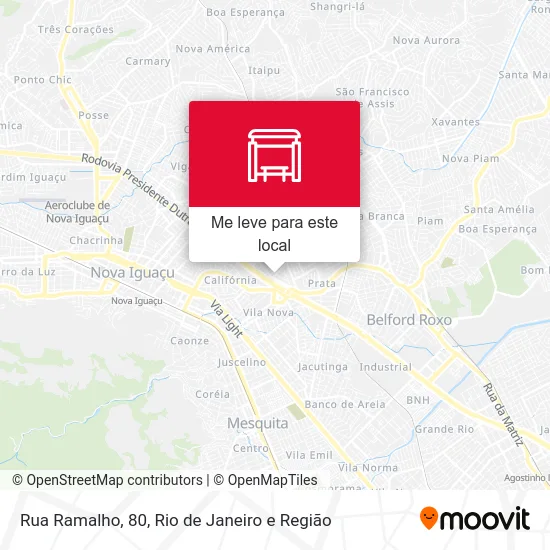 Rua Ramalho, 80 mapa