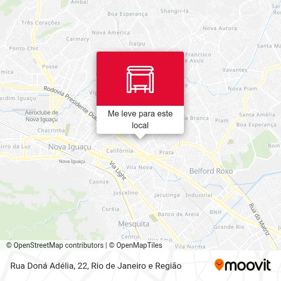Rua Doná Adélia, 22 mapa