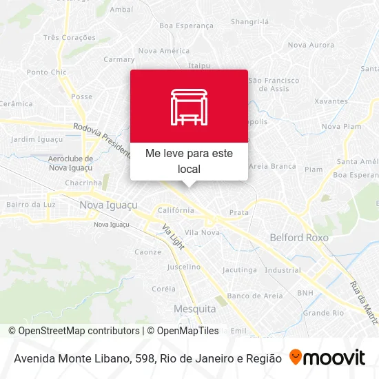 Avenida Monte Libano, 598 mapa