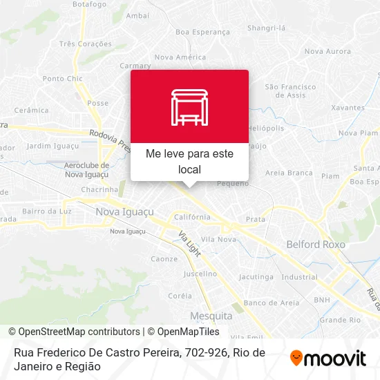 Rua Frederico De Castro Pereira, 702-926 mapa