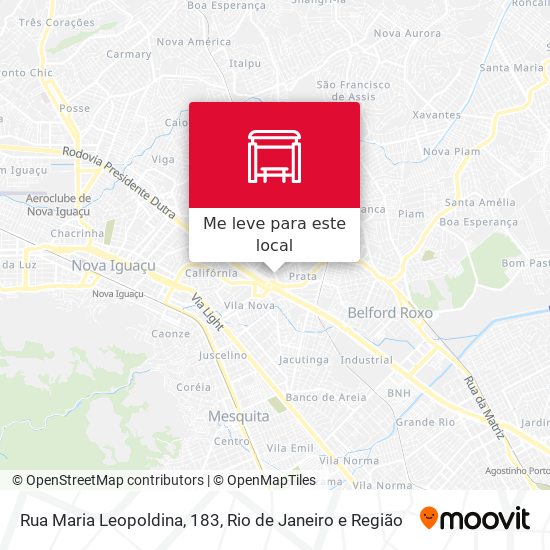 Rua Maria Leopoldina, 183 mapa