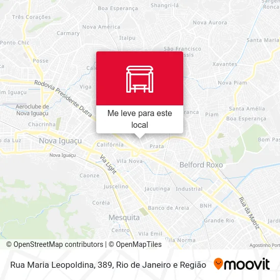 Rua Maria Leopoldina, 389 mapa