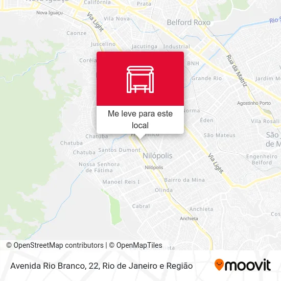 Avenida Rio Branco, 22 mapa