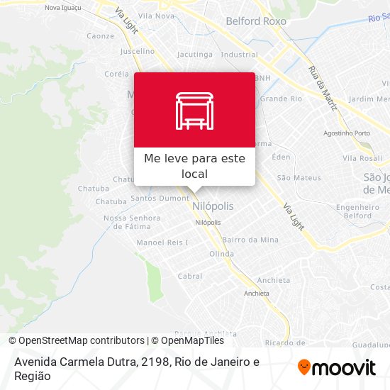 Avenida Carmela Dutra, 2198 mapa