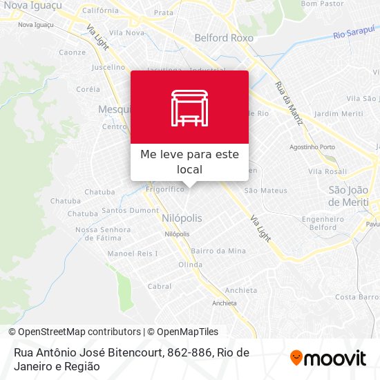 Rua Antônio José Bitencourt, 862-886 mapa