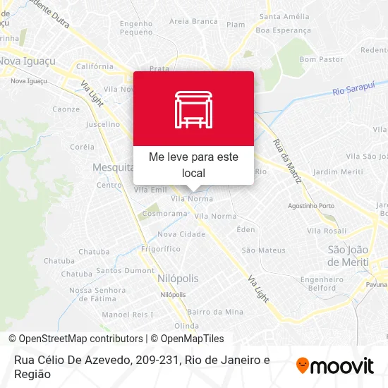 Rua Célio De Azevedo, 209-231 mapa