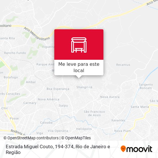 Estrada Miguel Couto, 194-374 mapa