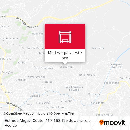Estrada Miguel Couto, 417-653 mapa
