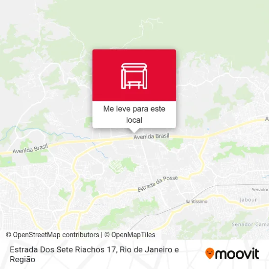 Estrada Dos Sete Riachos 17 mapa