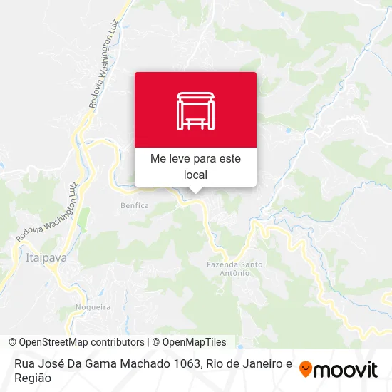 Rua José Da Gama Machado 1063 mapa