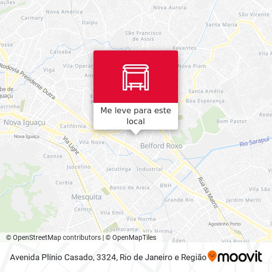 Avenida Plínio Casado, 3324 mapa