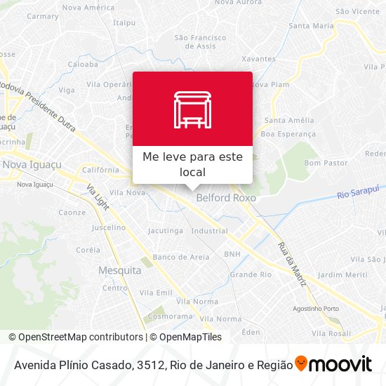 Avenida Plínio Casado, 3512 mapa