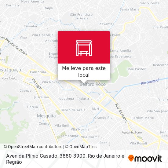 Avenida Plínio Casado, 3880-3900 mapa