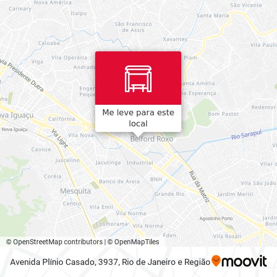Avenida Plínio Casado, 3937 mapa