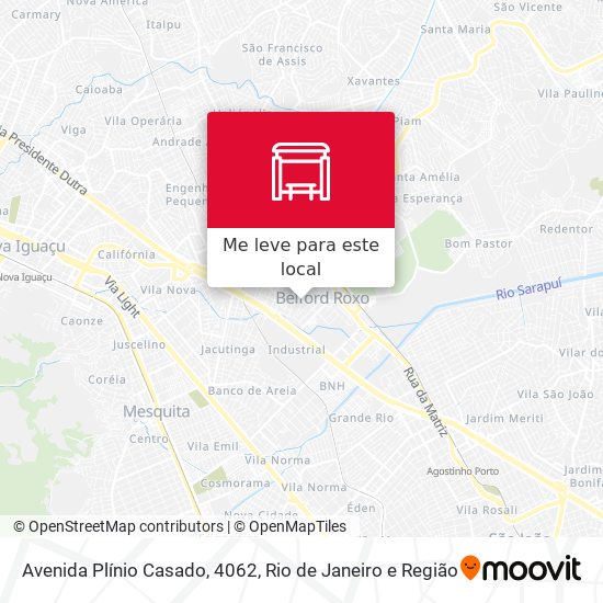 Avenida Plínio Casado, 4062 mapa