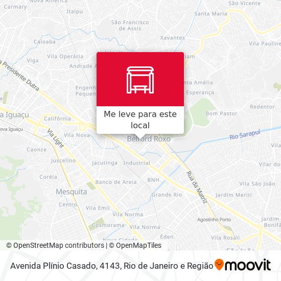 Avenida Plínio Casado, 4143 mapa