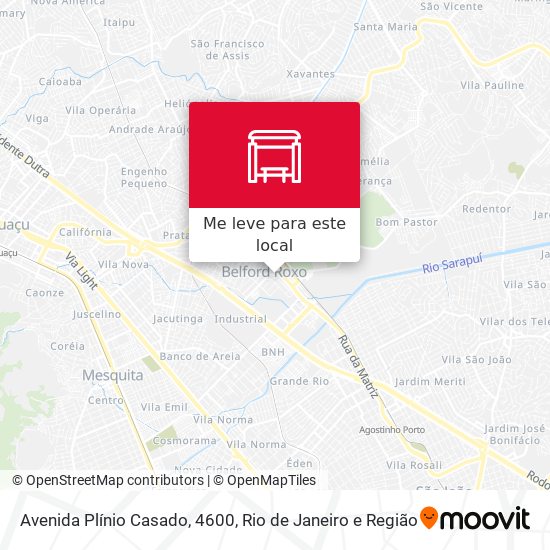 Avenida Plínio Casado, 4600 mapa
