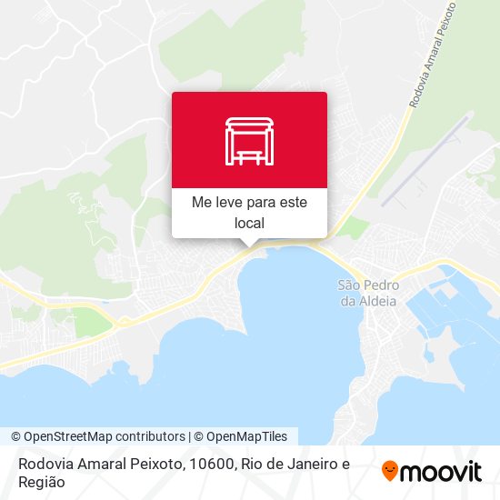 Rodovia Amaral Peixoto, 10600 mapa