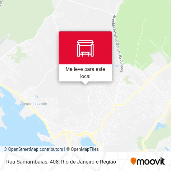 Rua Samambaias, 408 mapa