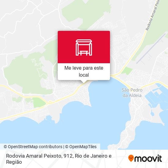 Rodovia Amaral Peixoto, 912 mapa