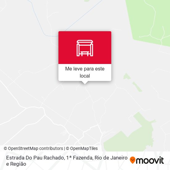 Estrada Do Pau Rachado, 1ª Fazenda mapa