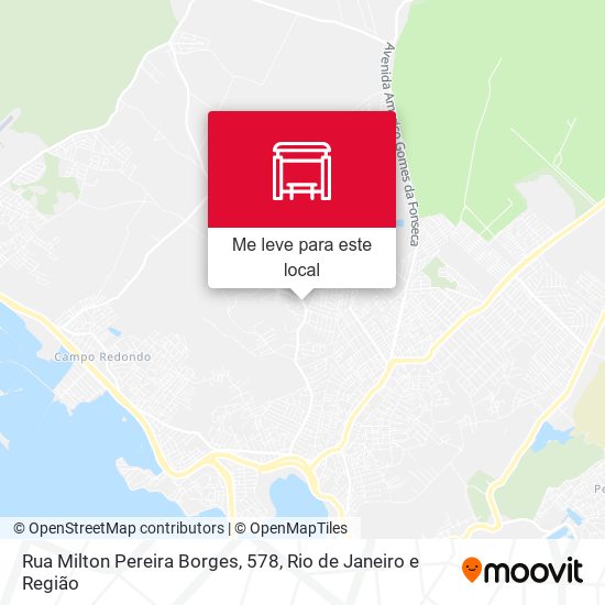Rua Milton Pereira Borges, 578 mapa