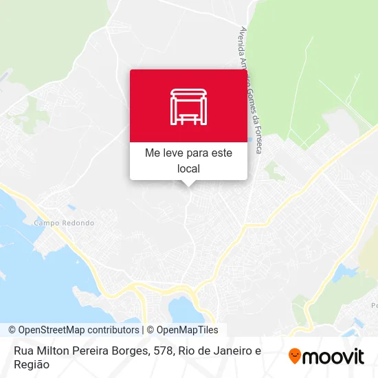 Rua Milton Pereira Borges, 578 mapa